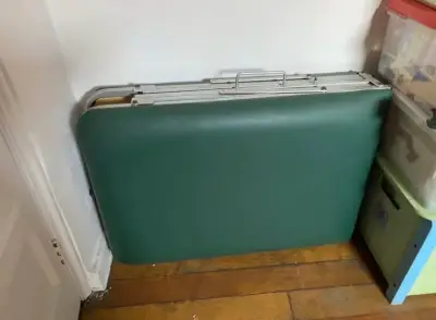 Cama plegable portátil verde - miniatura 2