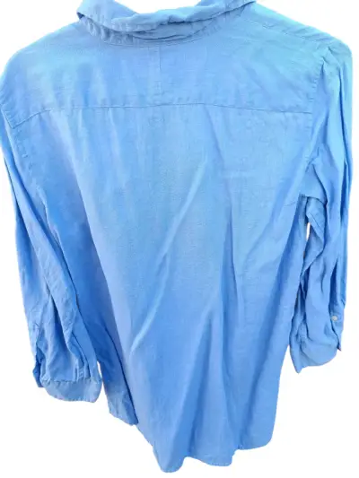 Camisa de lino azul Lauren Ralph Lauren para hombre - miniatura 3