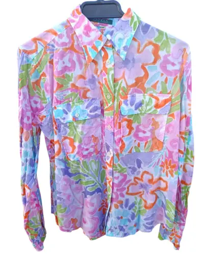 Blusa floral de colores Ralph Lauren - miniatura 1