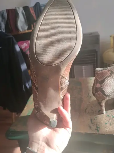 Botines de mujer con estampado de serpiente Bata - miniatura 4