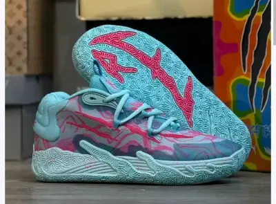 Zapatillas deportivas Puma MB.03 Melo 3.0 aqua/rosado - miniatura 1