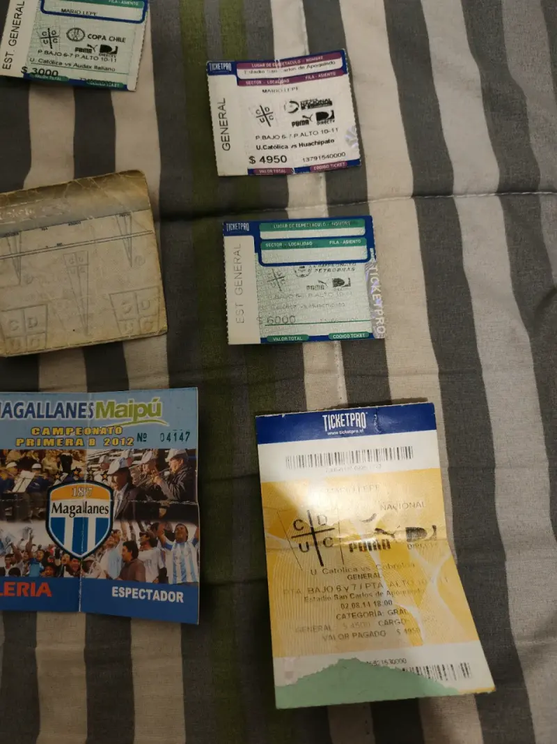 Colección de entradas de Fútbol UC,Torneo Nacional - 6