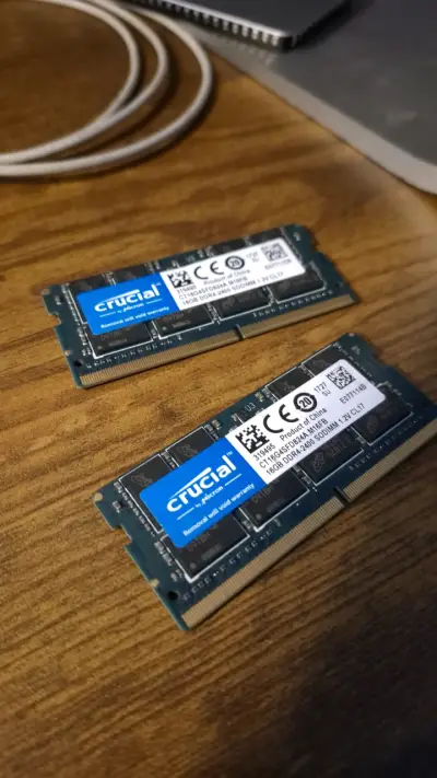 Memoria RAM Crucial 16GB DDR4 para macbook/IMAC - miniatura 3