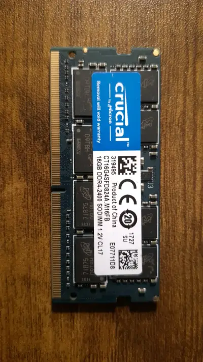 Memoria RAM Crucial 16GB DDR4 para macbook/IMAC - miniatura 6