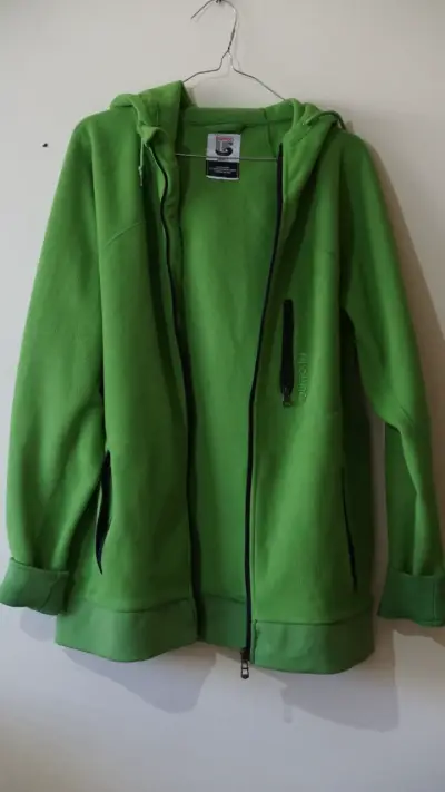 Chaqueta polar verde Burton con capucha - miniatura 1