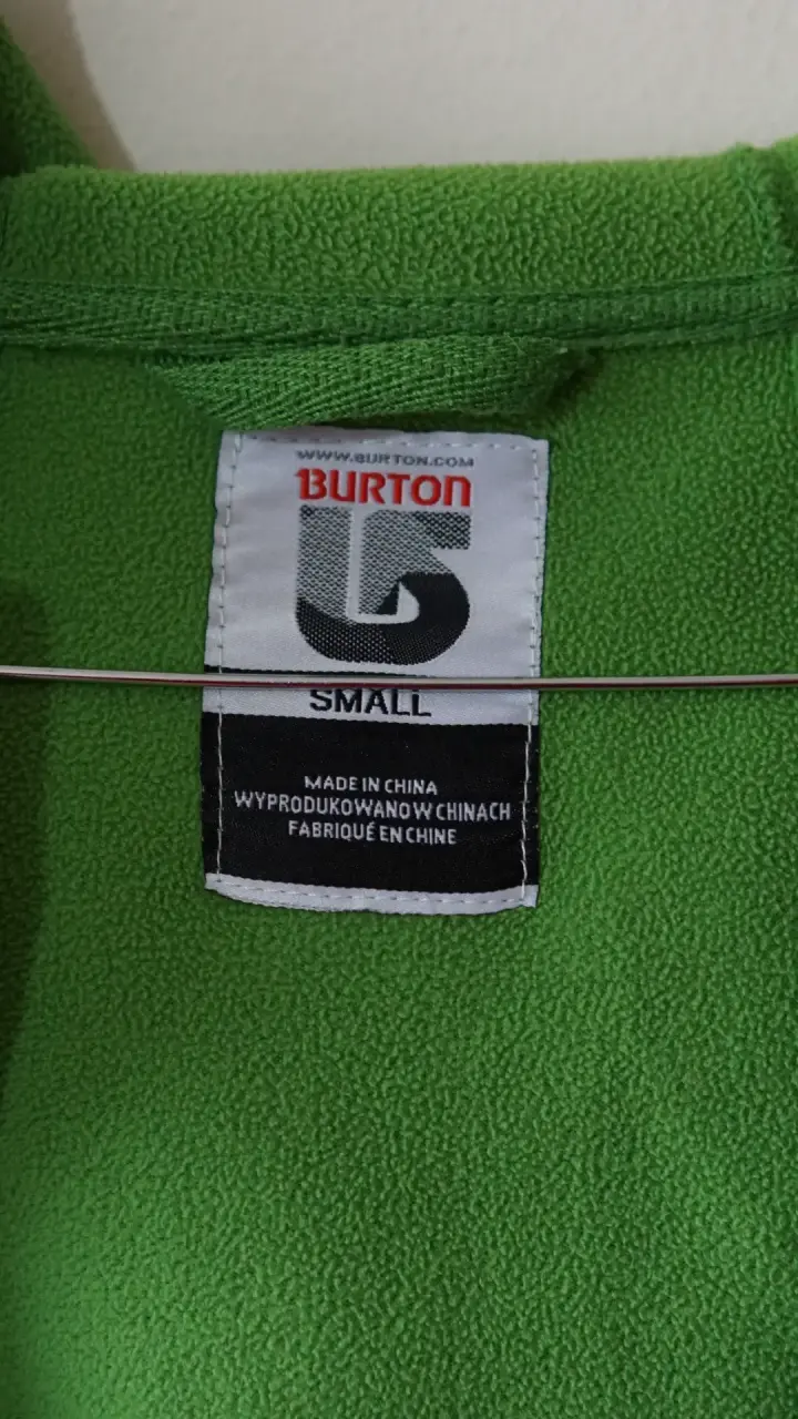 Chaqueta polar verde Burton con capucha - 2