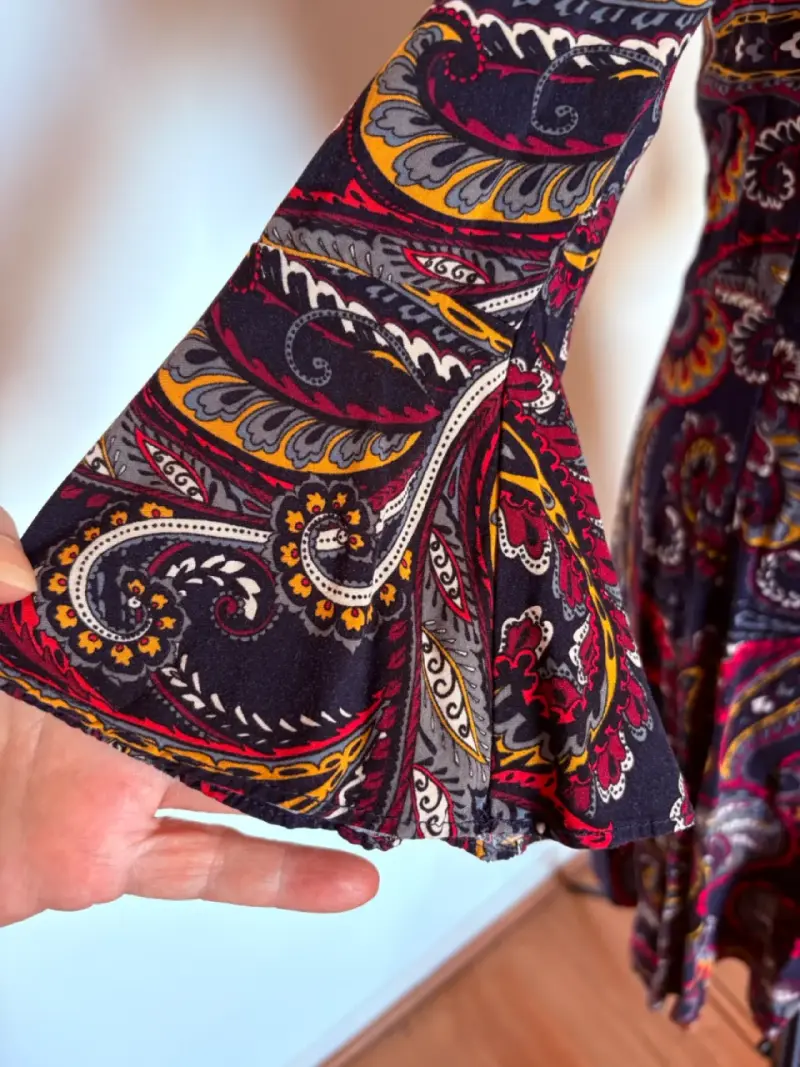 Vestido Banana Republic estampado paisley talla 2 - 5