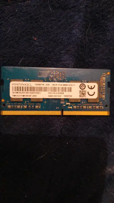 Memorias RAM 4GB DDR4 SK Hynix y Ramaxel - miniatura 2