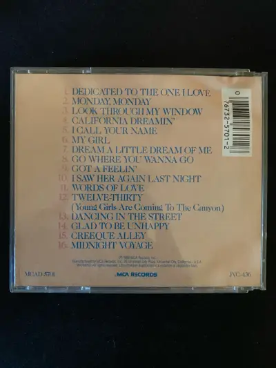 CD The Mamas & The Papas 16 Greatest Hits - miniatura 3