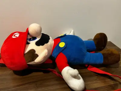 Mochila Peluche Mario Bros 45 cms - miniatura 3