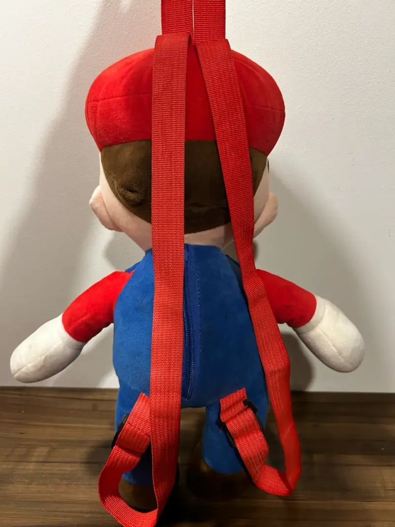 Mochila Peluche Mario Bros 45 cms - 4
