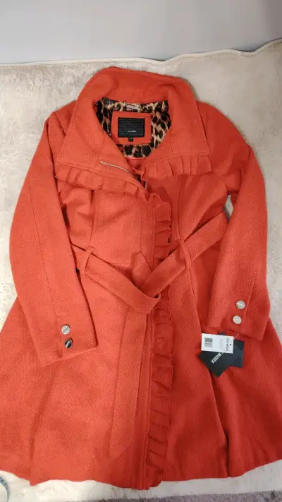 Abrigo rojo Steve Madden nuevo - miniatura 5