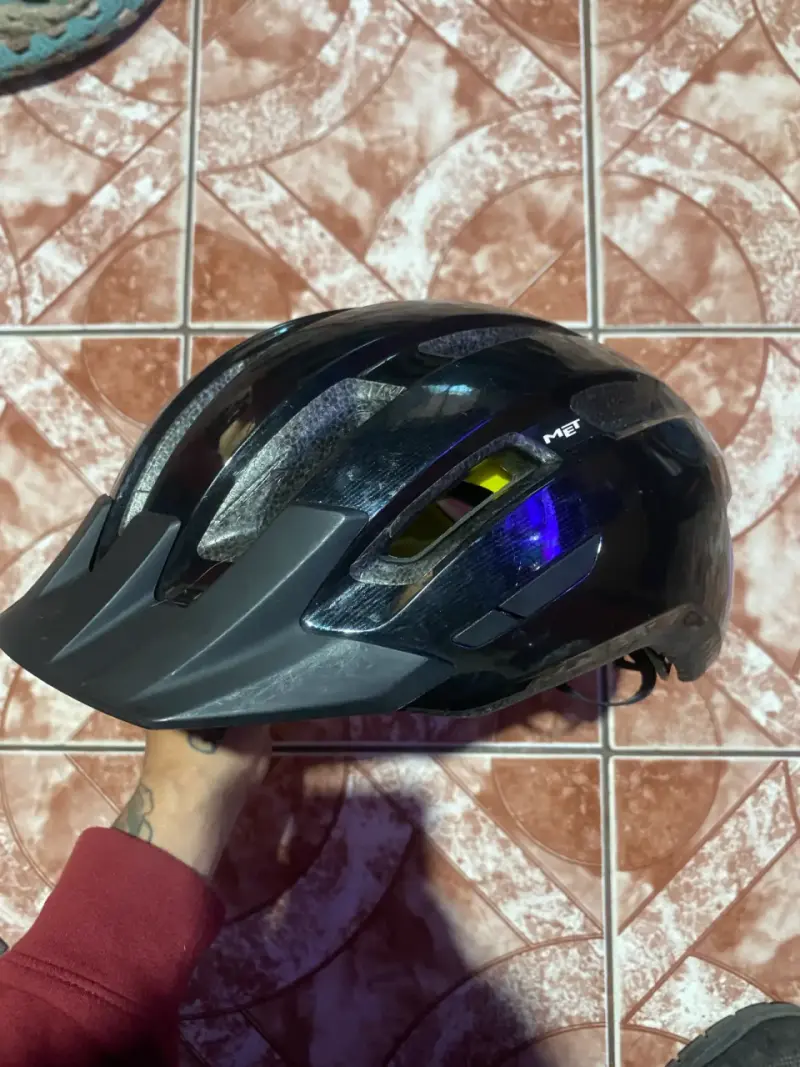 Casco Ciclismo MET MIPS Negro Talla L 58/61CM - 2