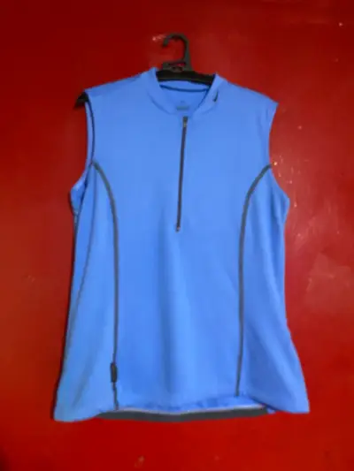 Tricota Mujer Nike Dri-FIT Azul Talla L! - miniatura 2
