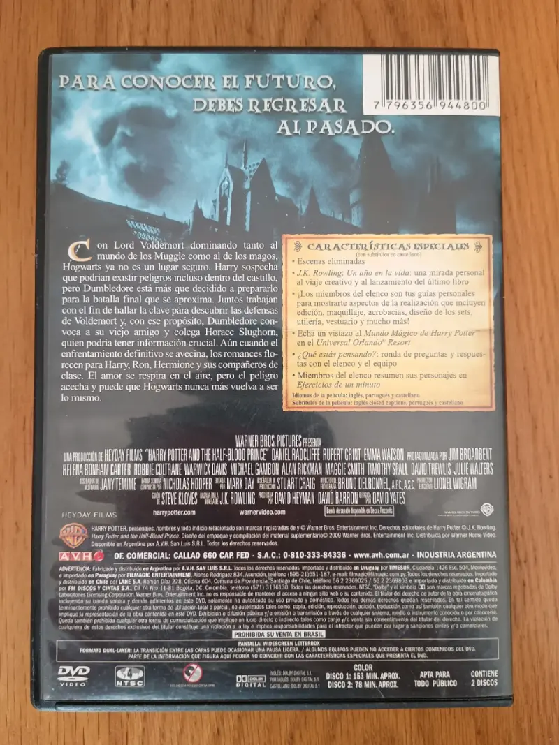 Harry Potter y el Misterio del Principe Dos Discos - 3