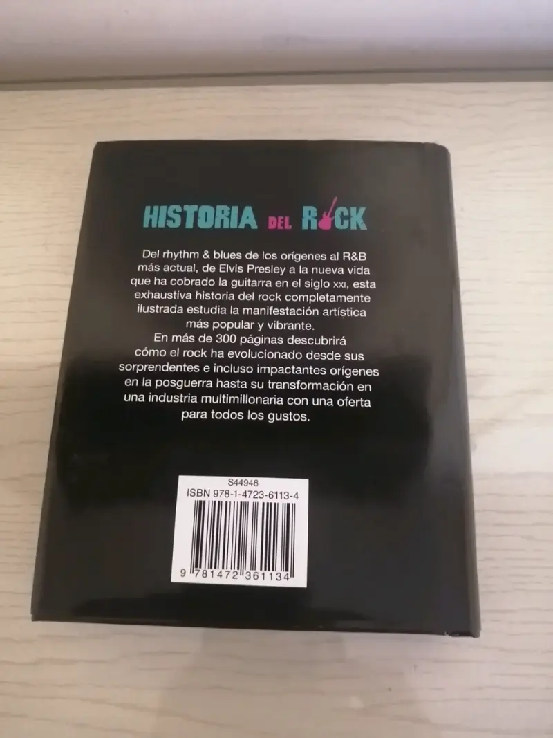 Libro Historia del Rock con Guía Definitiva,Nuevo - 2