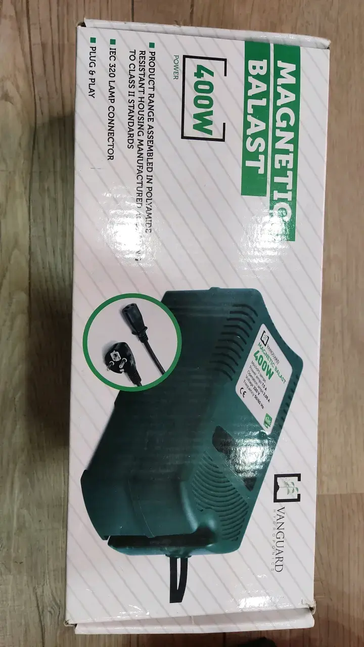 Balastro magnético 400W Vanguard para lámparas - 1