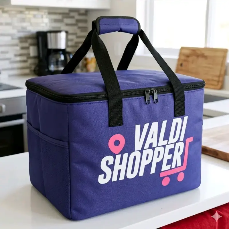 Bolso térmico Valdi Shopper azul para compras
