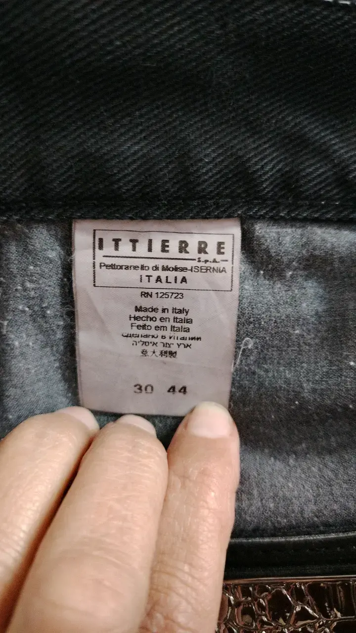Jeans negros de mezclilla para hombre - 5