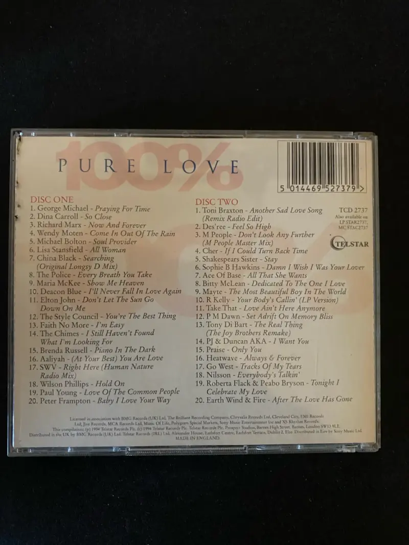 CD doble 100% Pure Love - Varios Artistas - 4