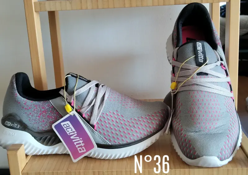 Zapatillas deportivas mujer Actvitta gris talla 36 - 1