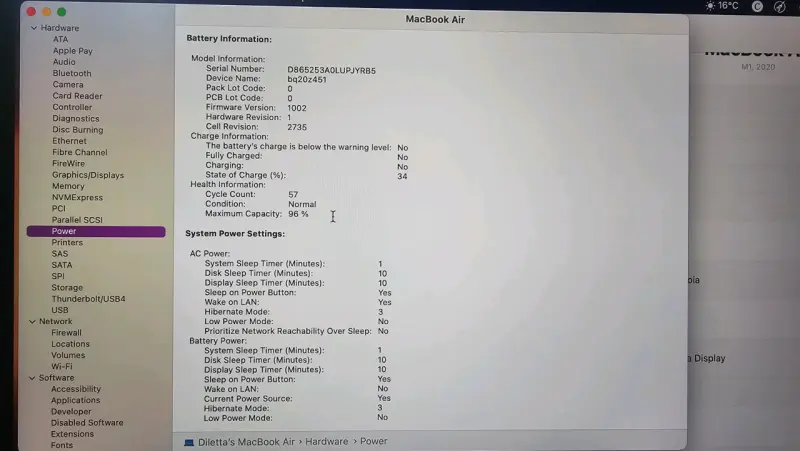 MacBook Air M1 13" Space Grey (8gb RAM/256gb) - 6