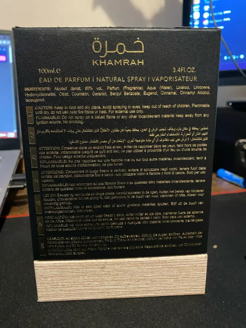 Perfume Lattafa Khamrah 100ml EDP - 5