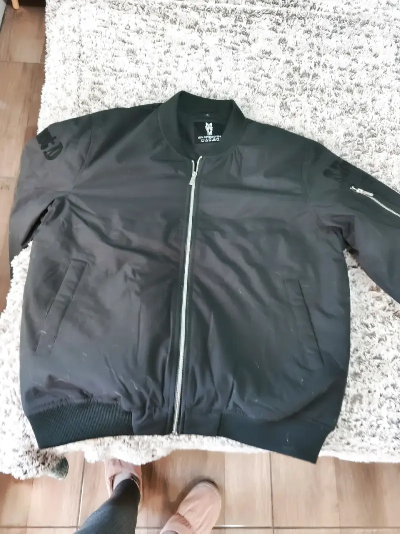 Chaqueta bomber negra D-Day BTS - 2