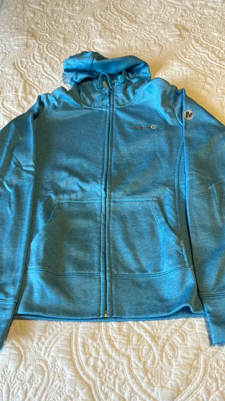 Chaqueta azul con capucha Merrell talla S - 1