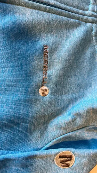 Chaqueta azul con capucha Merrell talla S - miniatura 2