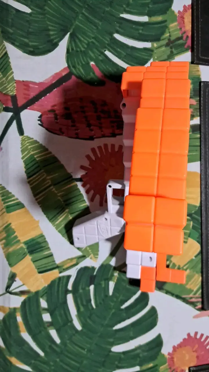 Juguete ballesta de Minecraft Naranja - 3