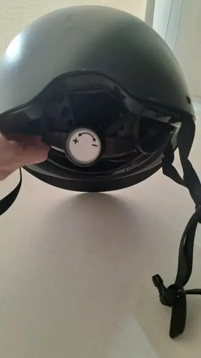 Casco de equitación Fouganza negro ajustable - miniatura 3