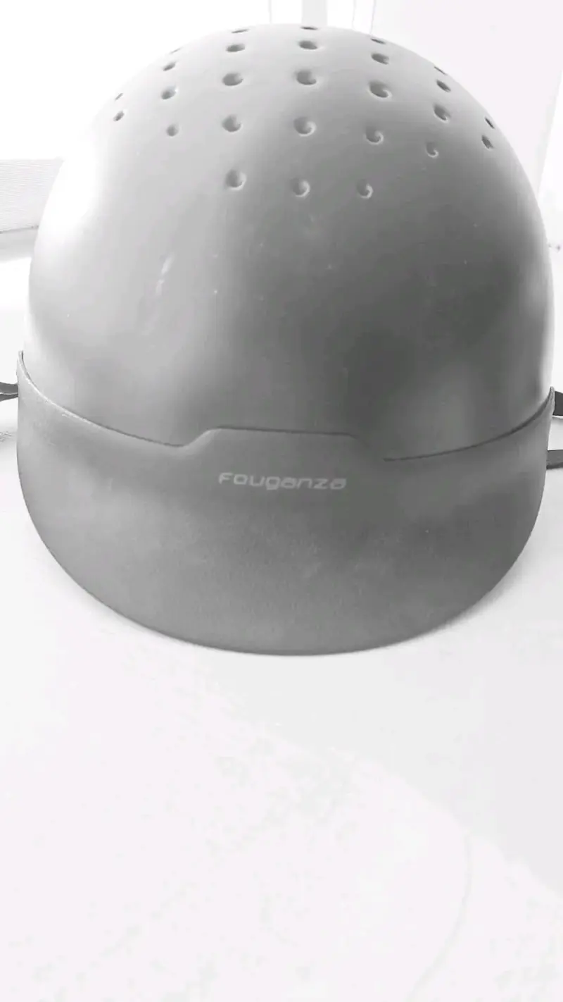 Casco de equitación Fouganza negro ajustable - 4
