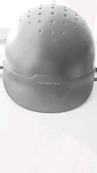 Casco de equitación Fouganza negro ajustable - miniatura 4