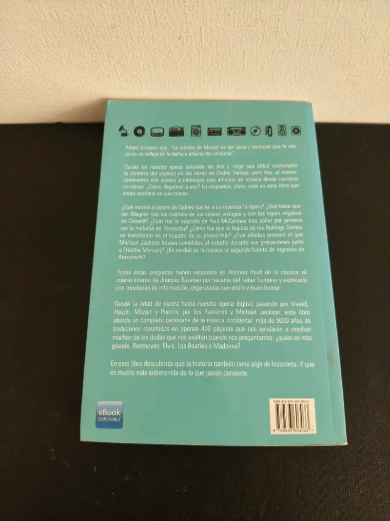 Libro Historia Freak de la Música de J Barañao - 2