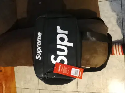 Bolso bandolera negro Supreme - miniatura 1