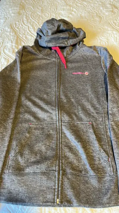 Polerón gris con capucha Merrell para mujer - miniatura 1