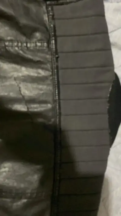 Chaqueta de cuero negra Zara Boys - miniatura 5