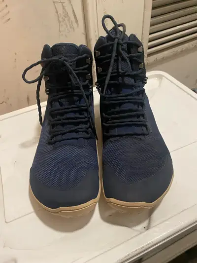 Botas de senderismo Vivobarefoot impermeables azul - miniatura 1