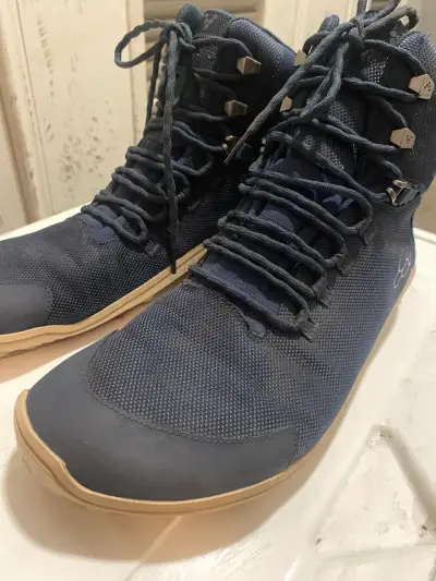 Botas de senderismo Vivobarefoot impermeables azul - miniatura 3