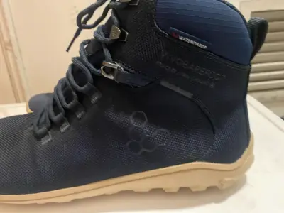 Botas de senderismo Vivobarefoot impermeables azul - miniatura 4