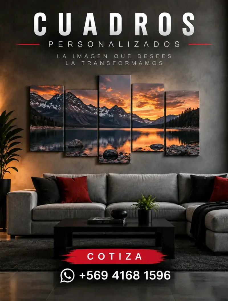 Cuadro personalizado de paisaje montañoso