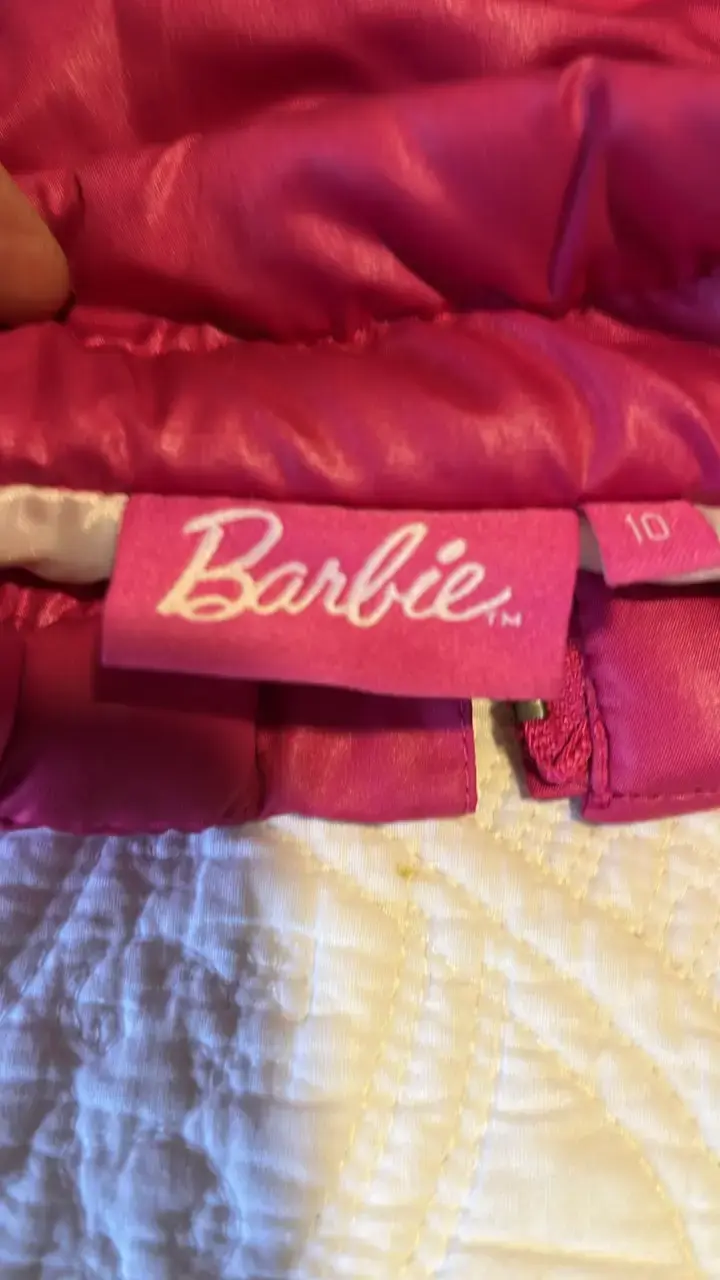 Chaleco sin mangas Barbie rosa para niña - 3