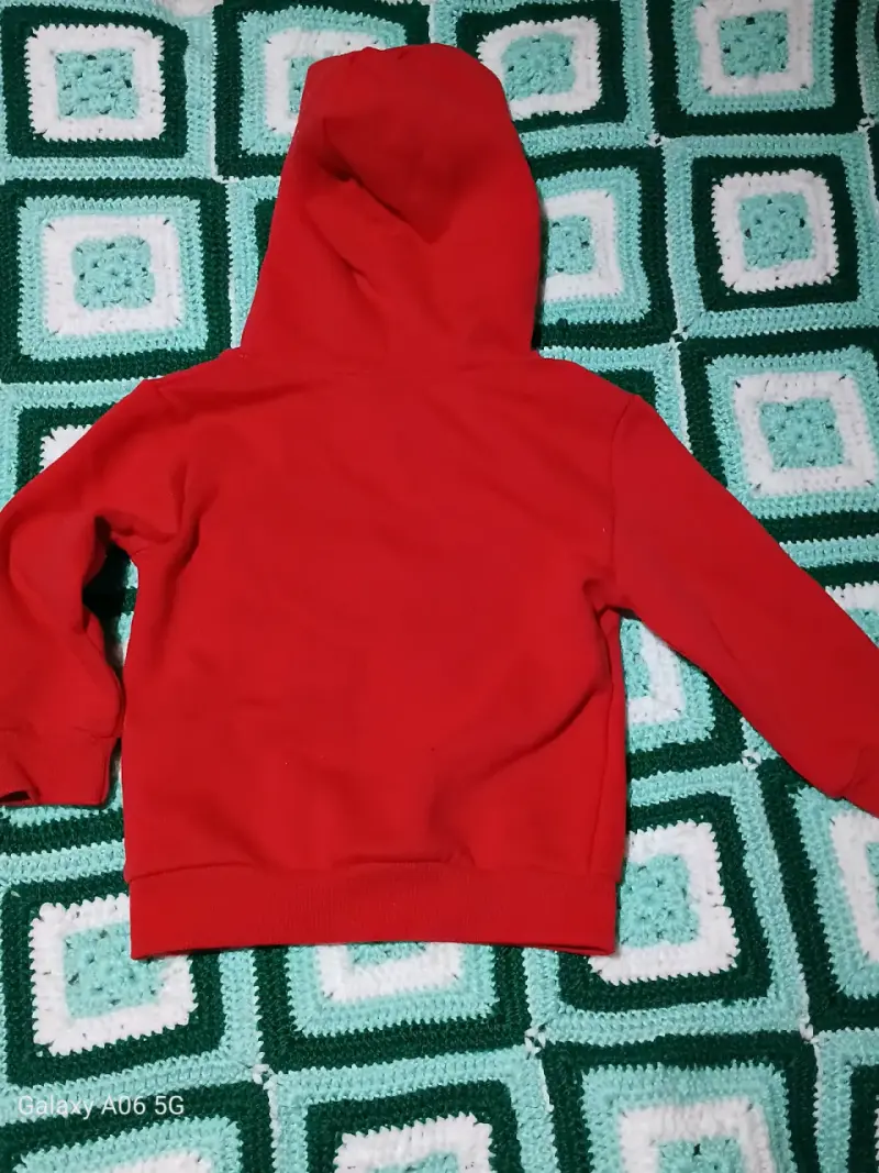 Polerón rojo con capucha Minnie Mouse para niños - 3