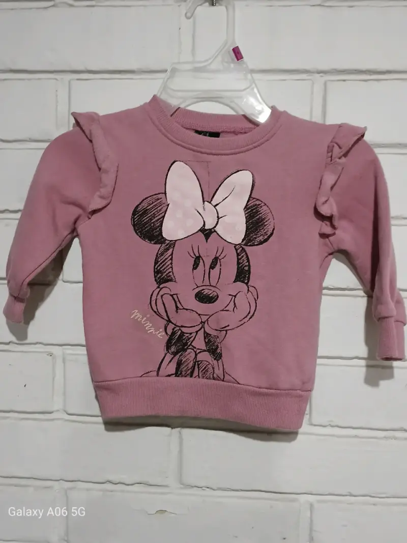 Polerón Minnie Mouse para niña color rosa - 2