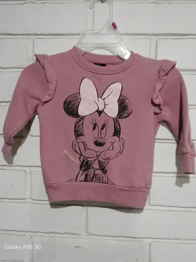 Polerón Minnie Mouse para niña color rosa - miniatura 2