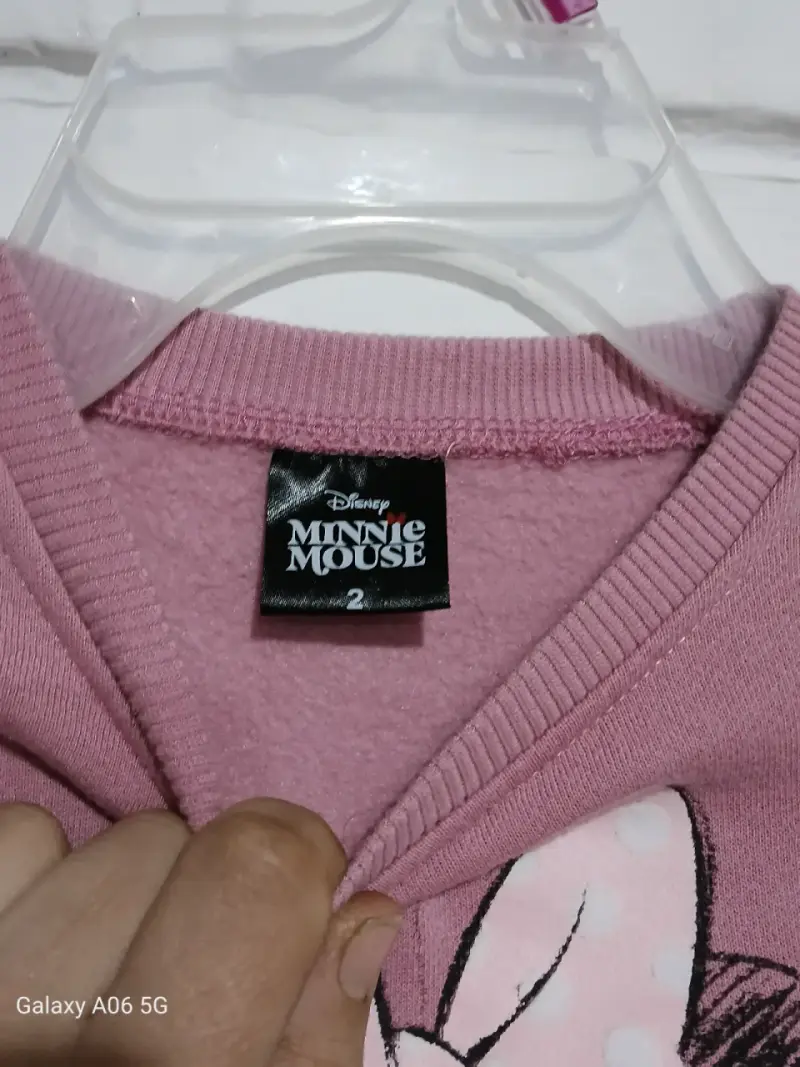 Polerón Minnie Mouse para niña color rosa - 3
