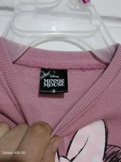 Polerón Minnie Mouse para niña color rosa - miniatura 3