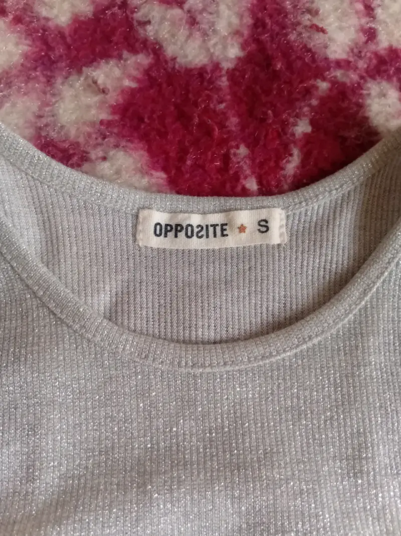 Top sin mangas gris Opposite talla S - 2