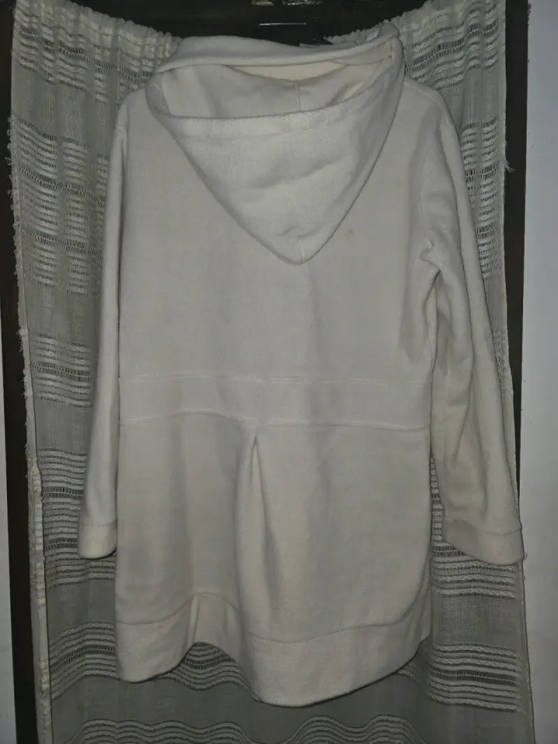 Abrigo de lana beige para mujer - 2